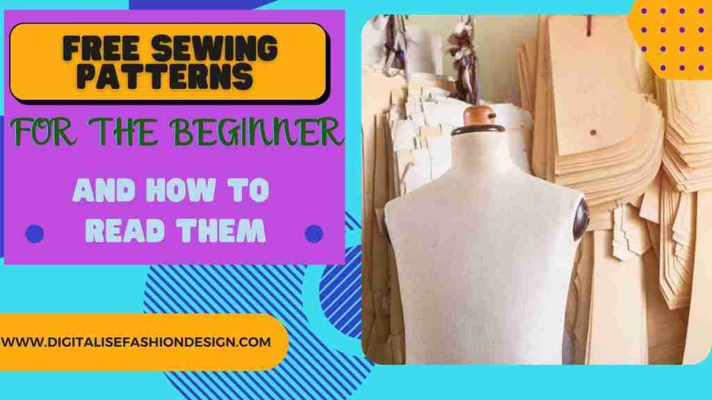 Free-sewing-patterns-for-the-beginner-and-how-to-read-them