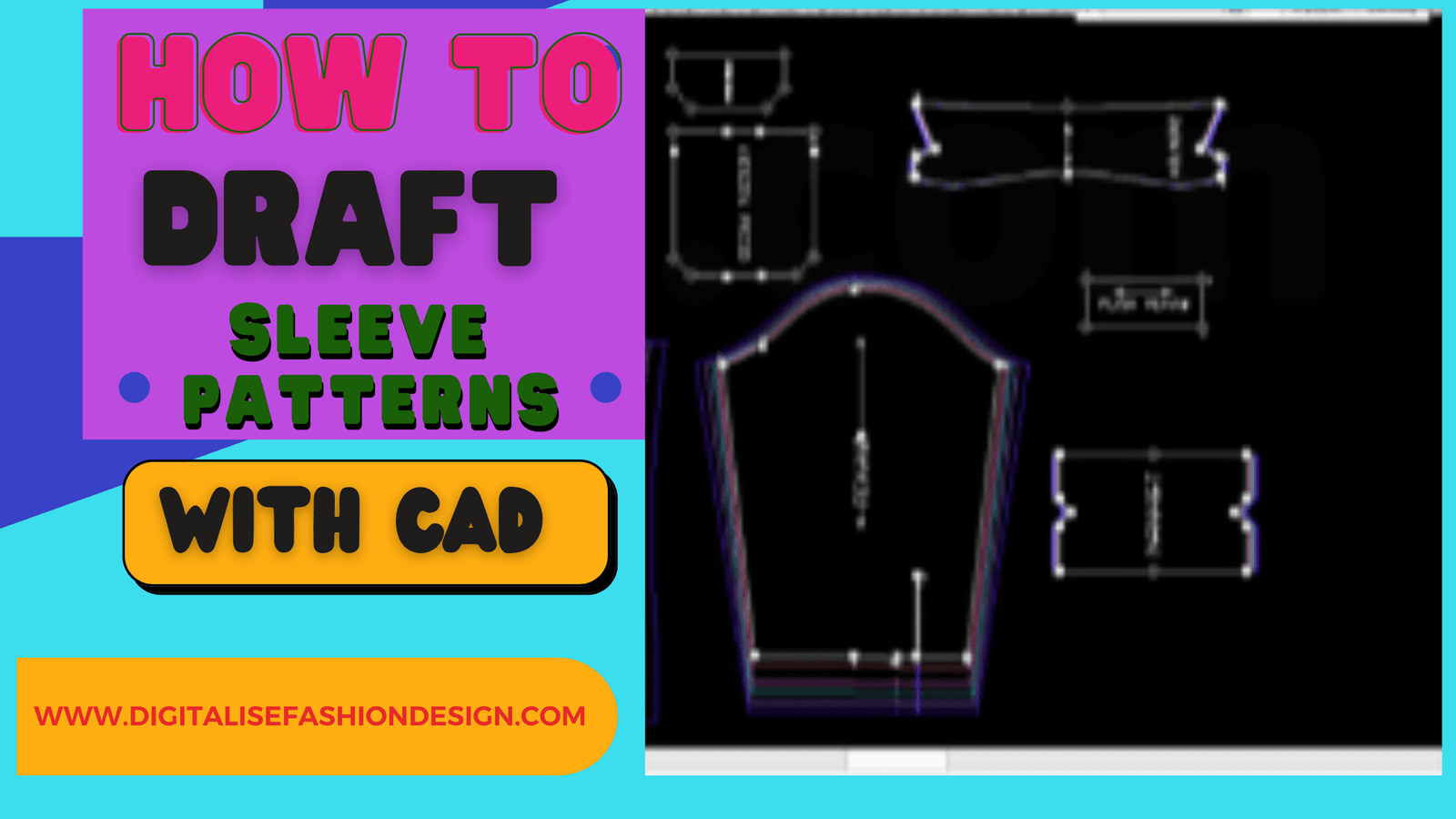 You are currently viewing How to draft Sleeve Patterns with CAD: From Basic to Advanced