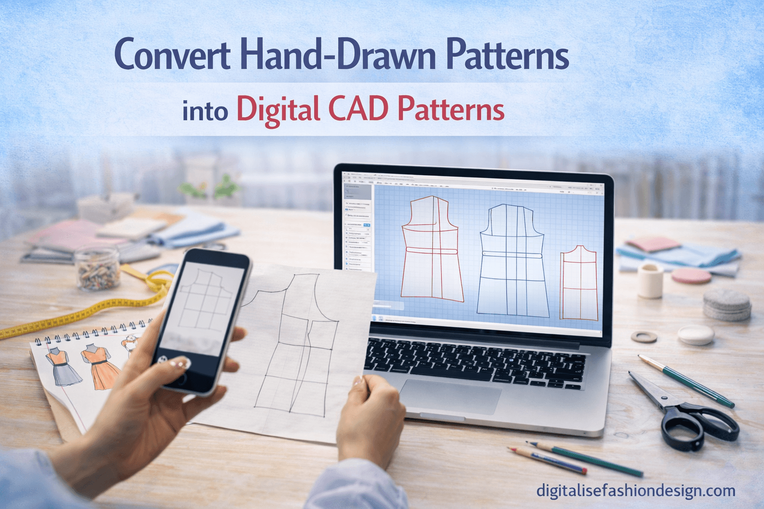 You are currently viewing How to Convert Hand-Drawn Patterns to CAD Patterns