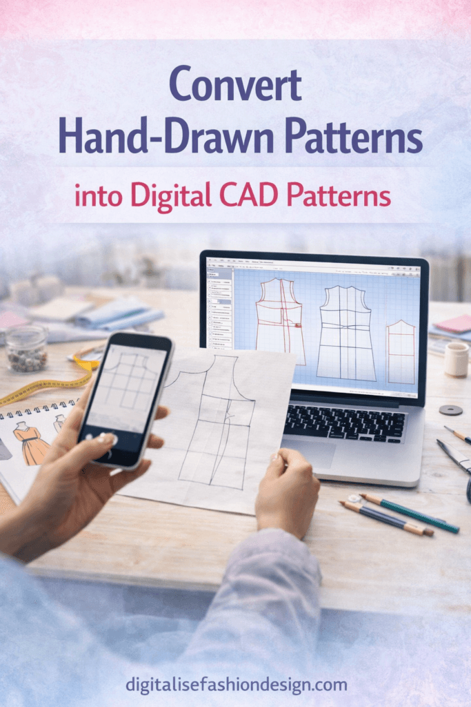 Converting patterns from paper to digital