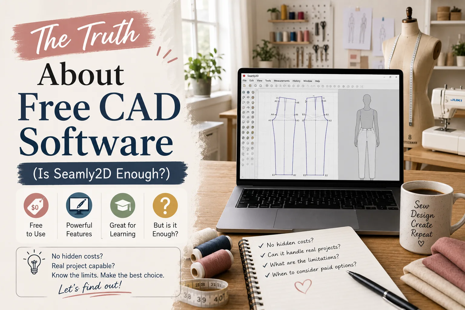 You are currently viewing The Truth About Free CAD Software (Is Seamly2D Enough?)