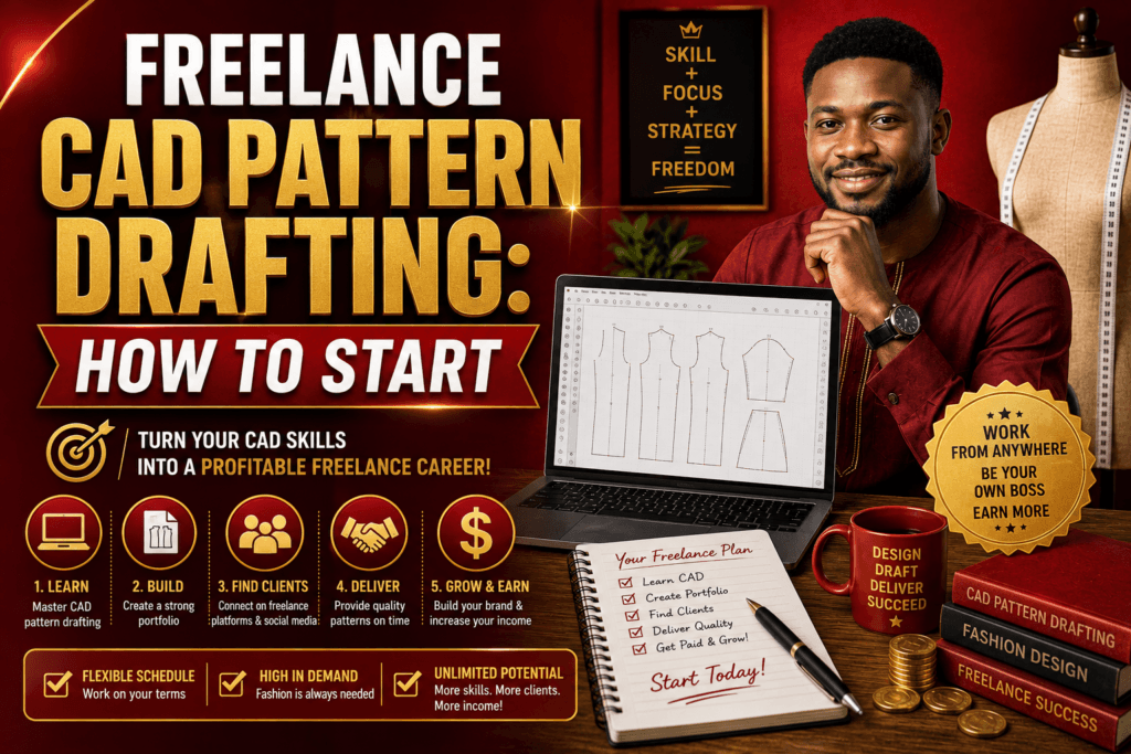 freelance CAD pattern drafting