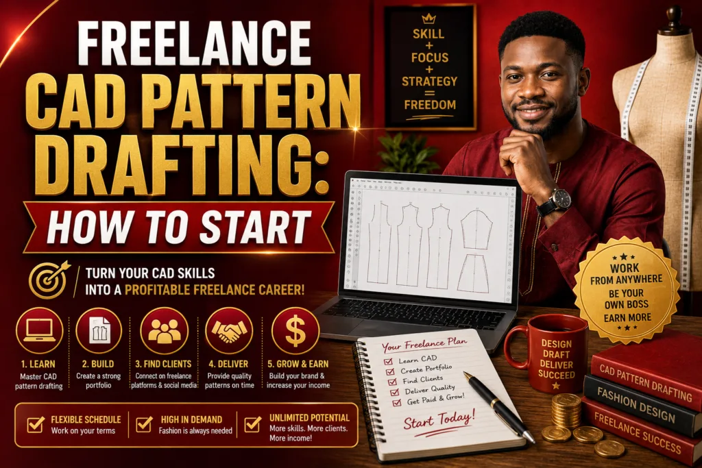 freelance CAD pattern drafting