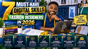 Read more about the article 7 Must-Have Digital Skills for Fashion Designers in 2026